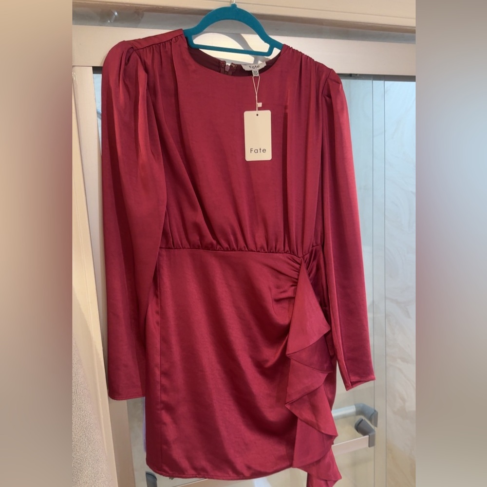 Fate satin Bodycon Dress